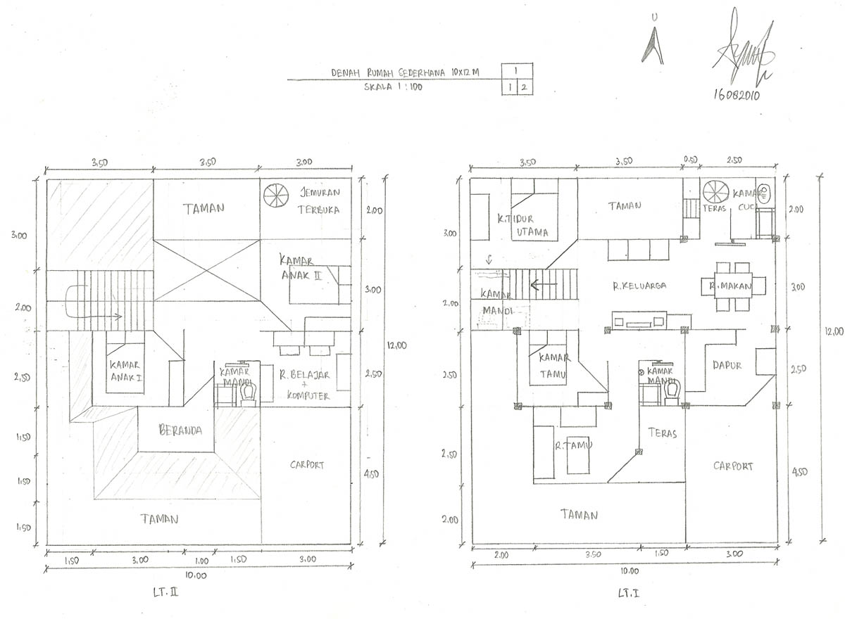 Desain rumah sederhana 6×12 | picture rumah minimalis